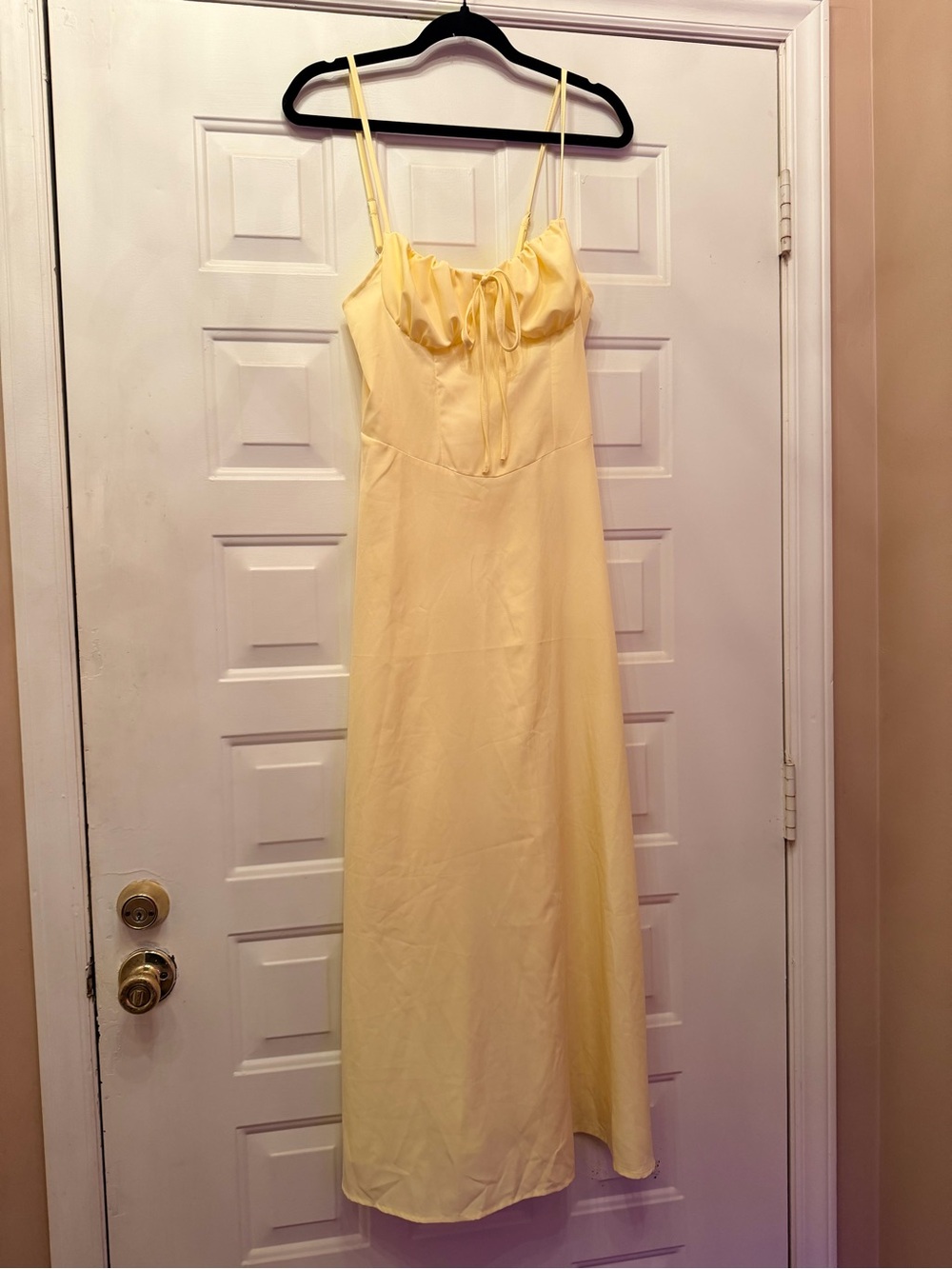 Women's Yellow Slip Dress